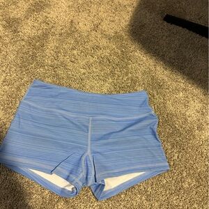 Savage barbell light blue shorts
